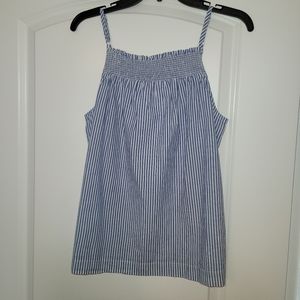 Striped spaghetti strap top